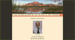 Desktop Screenshot of beyondhealingjohnlucas.com